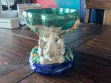 Italian Majolica Elephant Pedestal Bowl - Image 3