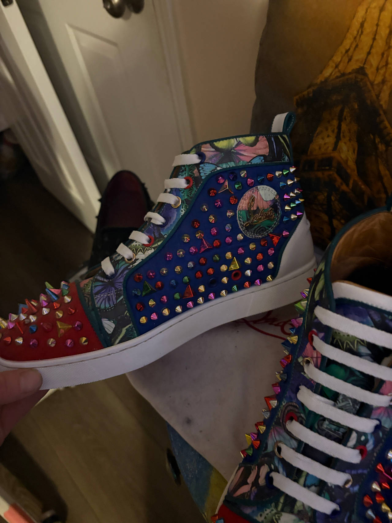 Christian Louboutin Louis Junior Spikes Orlato