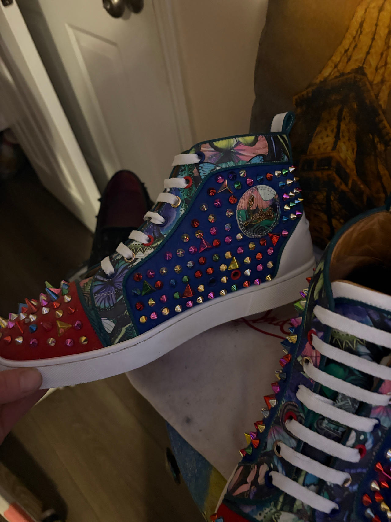 Christian Louboutin Louis Junior Spikes Orlato