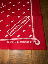 Red Wing Heritage Logo Bandana Red new - Image 4