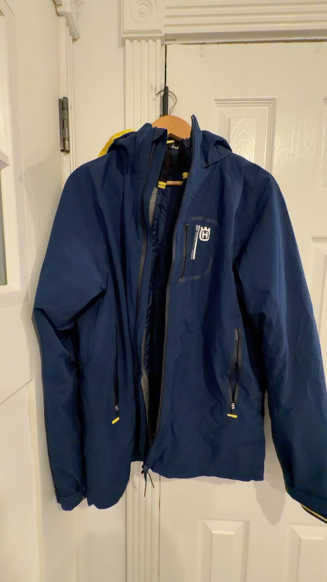 Husqvarna Team Hardshell Jacket Blue Size Large Coat 