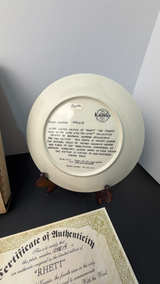 Knowles Gone With the Wind Rhett Butler Collector Plate - Image 5