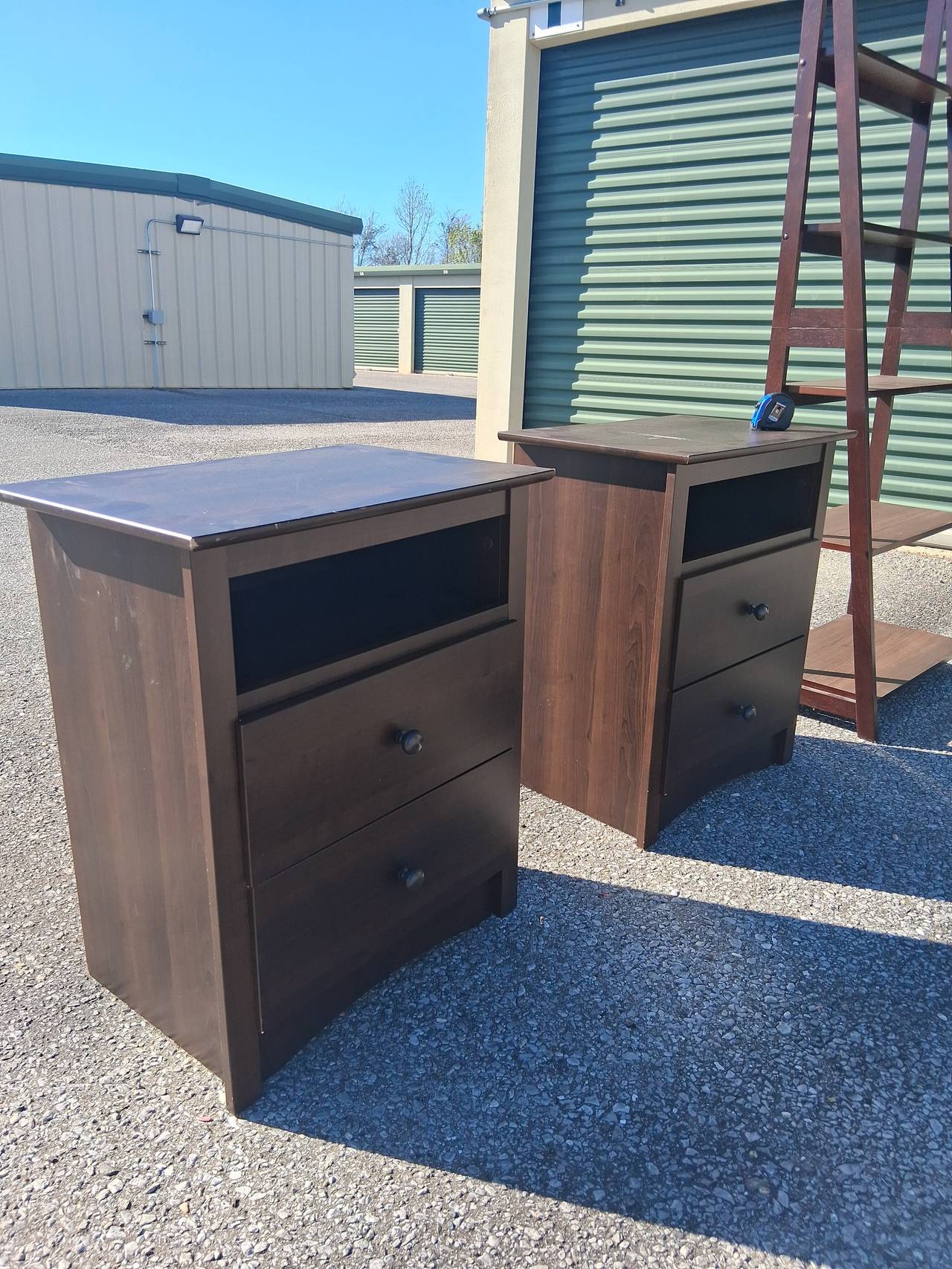 Prepac Sonoma 2-Drawer Nightstand with Open Shelf