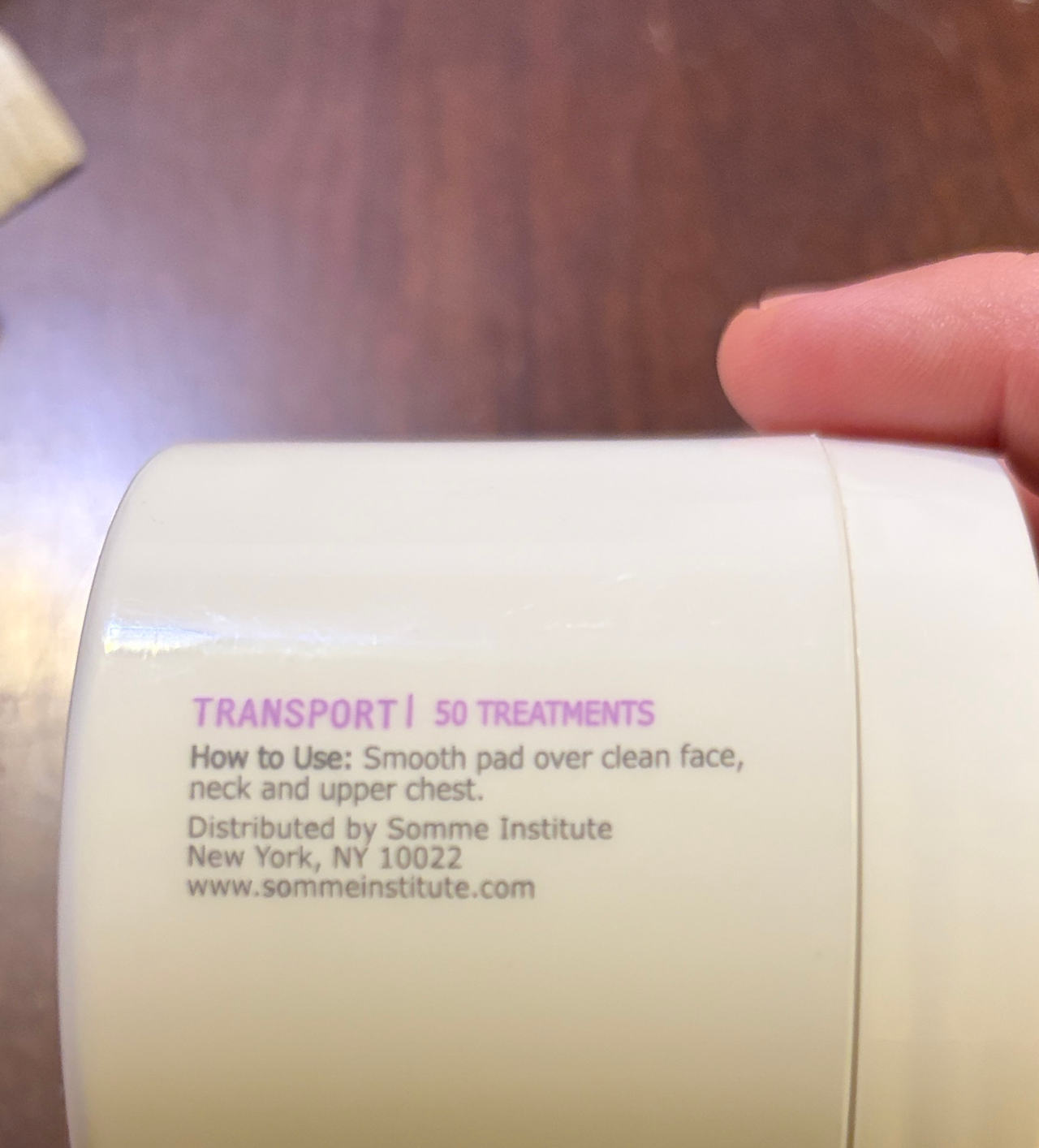 Somme Institute Transport Exfoliating Pads