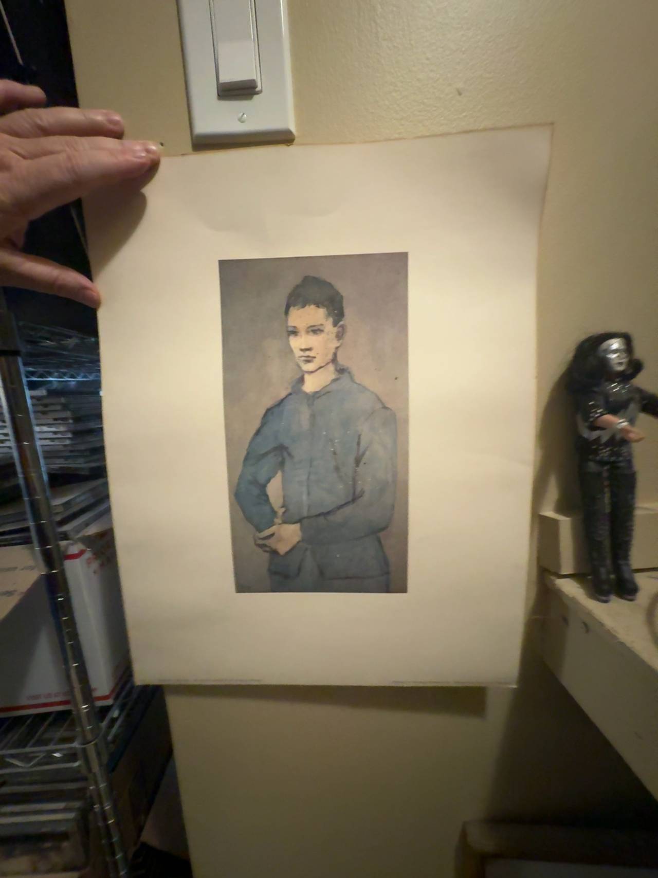 Pablo Picasso Blue Boy Print