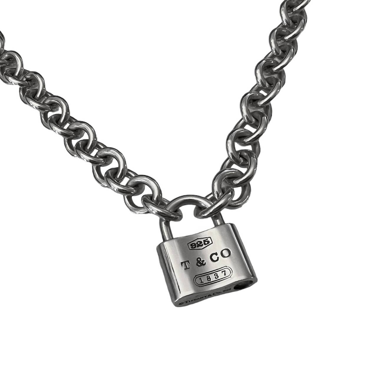Tiffany & Co. 1837 Padlock Necklace