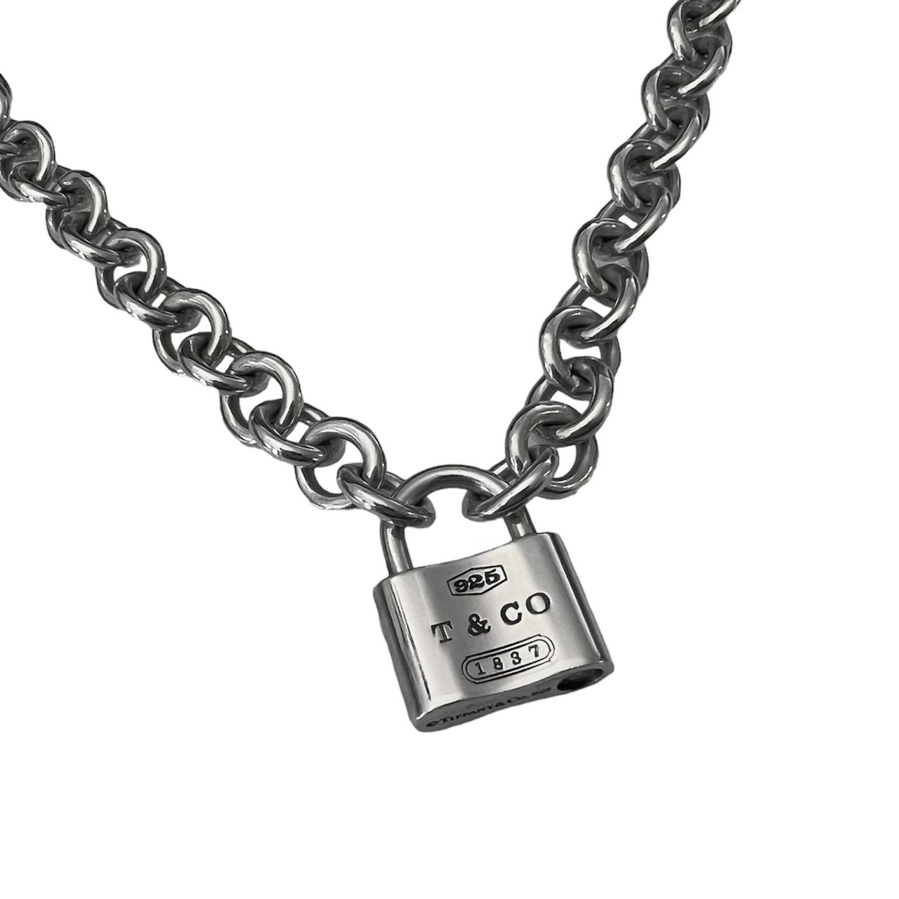 Tiffany & Co. 1837 Padlock Necklace