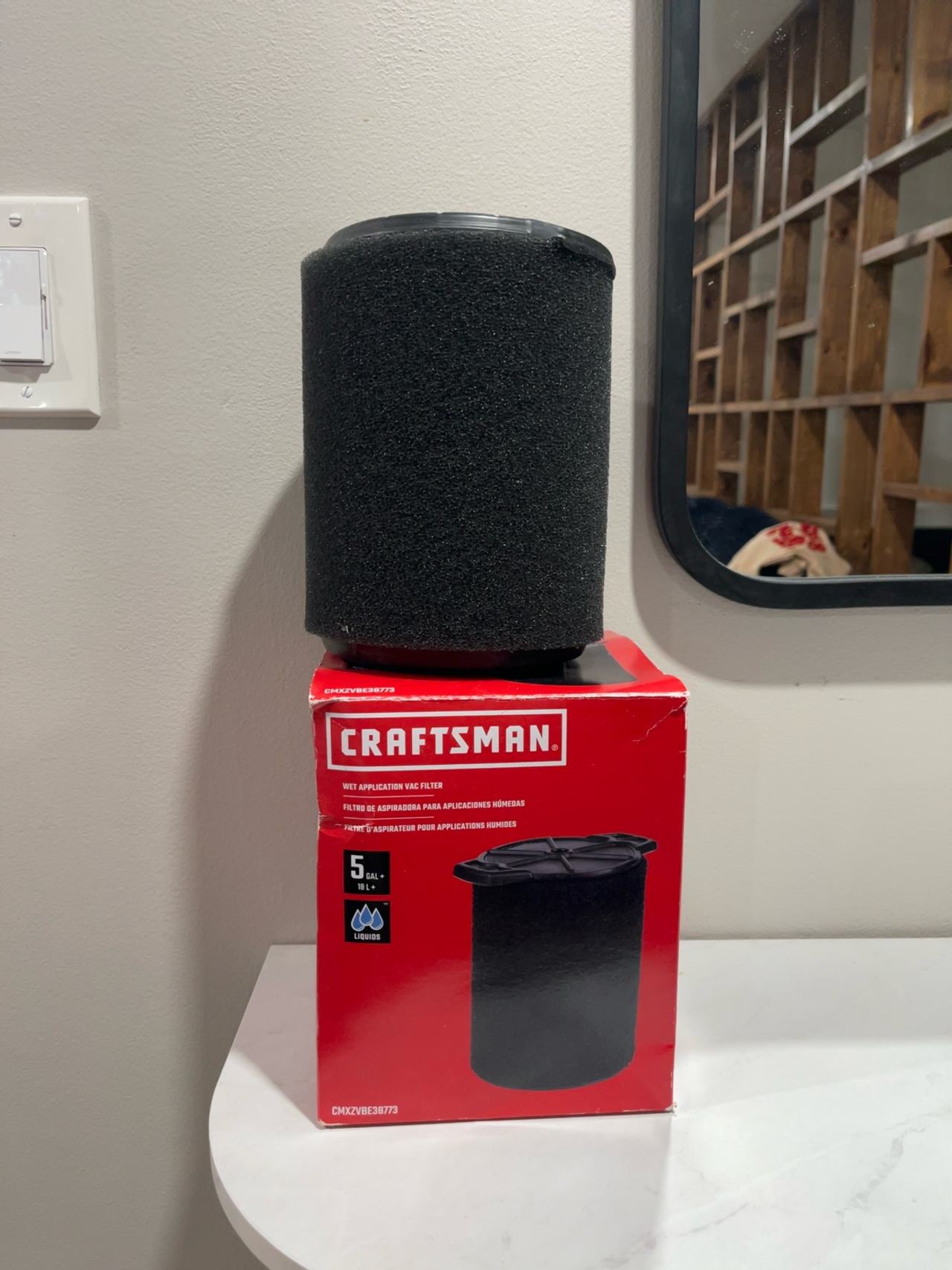 New - Craftsman Wet Application Filter 5-20 Gallon