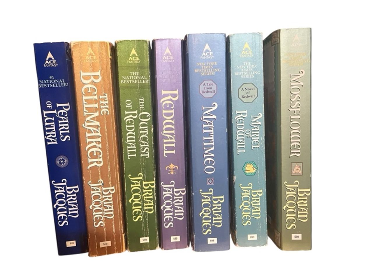 Redwall Series Book Lot Paperback 7 Books 