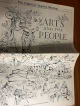 1958 Vintage British Political Cartoon Print (c.1900s) rare newspaper - Image 1