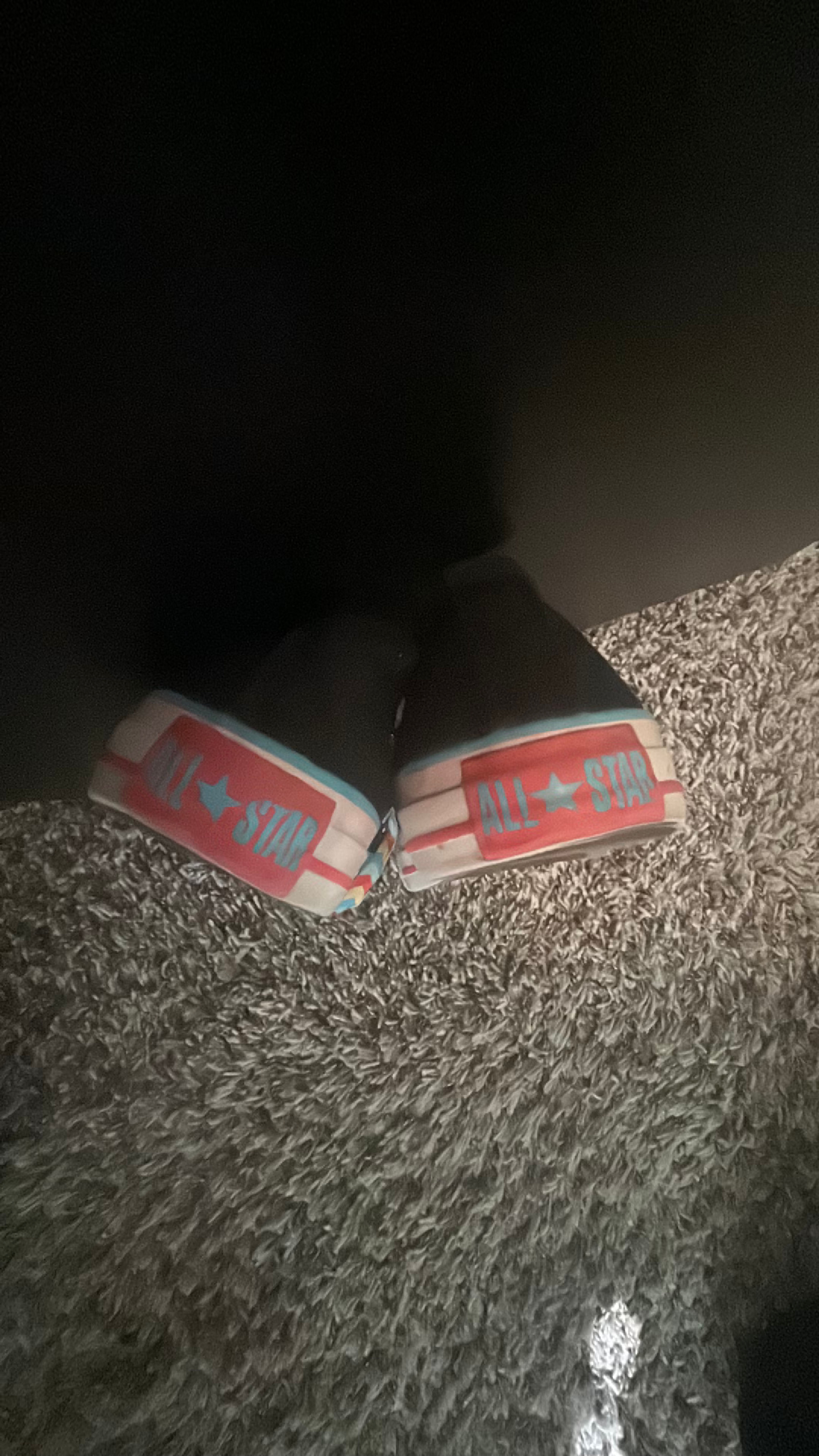 Converse Chuck Taylor All Star Low Top Black with Blue Trim - Image 3