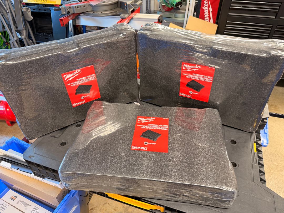 New Milwaukee PACKOUT Customizable Foam Insert $ 20 per set of 2