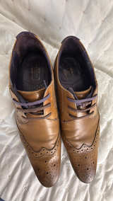 Ted Baker Tan Leather Wingtip Brogues US9 42 - Image 2