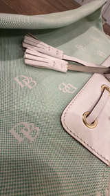 Dooney & Bourke Handbag Green Teal Clutch Bag Vintage  - Image 3