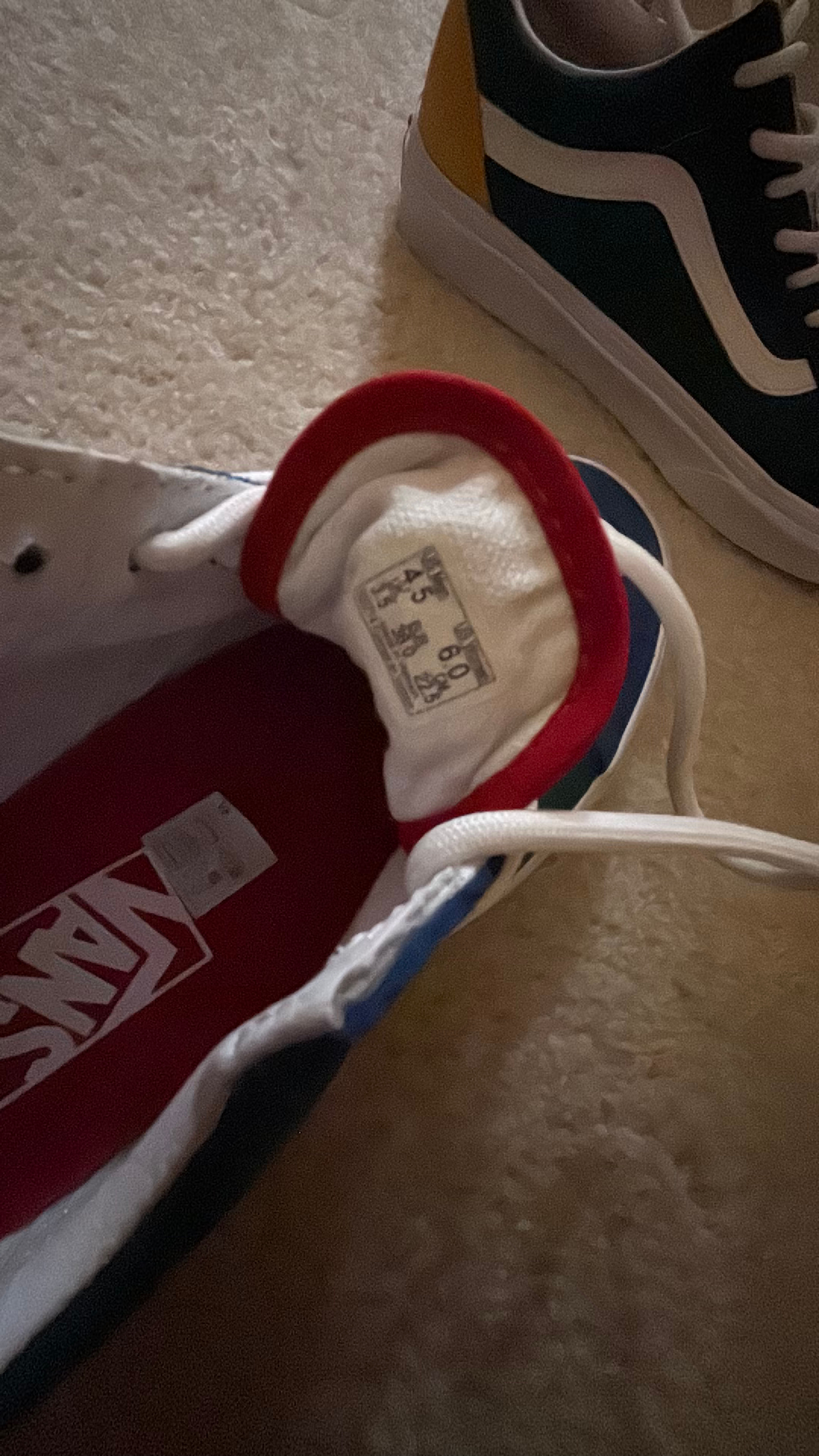 Vans Old Skool Yacht Club Colorblock Blue/Green/Yellow - Image 2