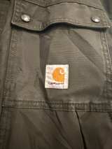 Carhartt Quick Duck Jefferson Traditional Jacket Olive Green - Image 3