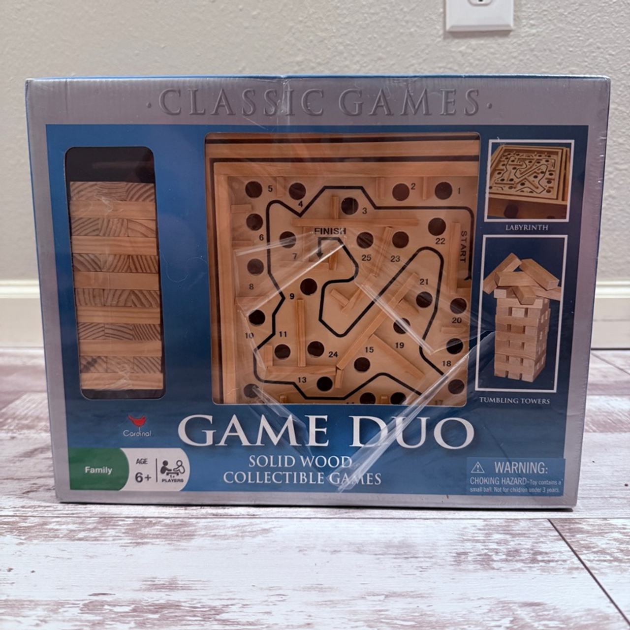 Cardinal Games Labyrinth Wooden Puzzle Set SEALED
