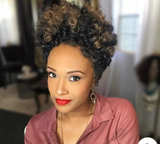 Curlkalon Kenzie Curl Synthetic Hair Extensions Color Black 10 inch Seperate Bag - Image 5