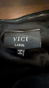 Vici Black Bubble Dress: Large - Image 2