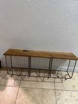 Industrial Modern Cubbie Shelf with Coat Hooks - Image 6