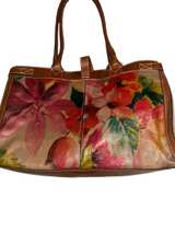 Patricia Nash Floral Leather Tote Bag - Image 1