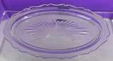Vintage Jeannette Glass Company Oval Serving Tray - Image 2