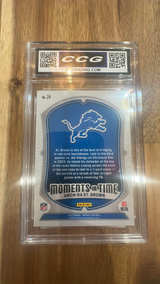 2024 Panini Mosaic Amon-Ra St. Brown Moments In Time #24 CCG 10 - Image 2