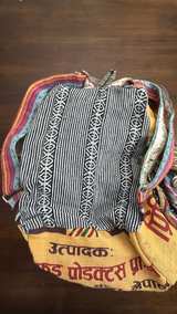 Rice Love Recycled Rice Bag Backpack - Image 3