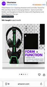 Tilted Nation RGB Headset Stand and Controller Charger - Image 6