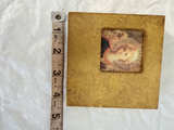 Vintage Florentine Gold Leaf Angel Wood Plaque - Image 1