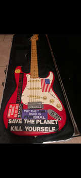 Vintage 90s Squier Stratocaster with Hard Case - Image 1