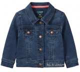 OshKosh B'gosh Baby Girl Denim Jacket 'Let's Be Adventurous' sz 18 months - Image 1