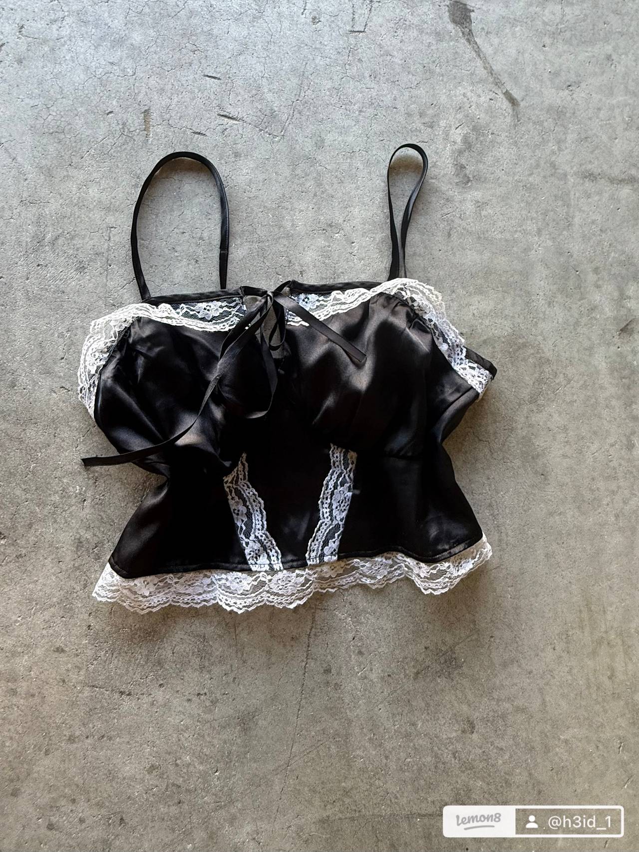 Satin Lace Trim Camisole