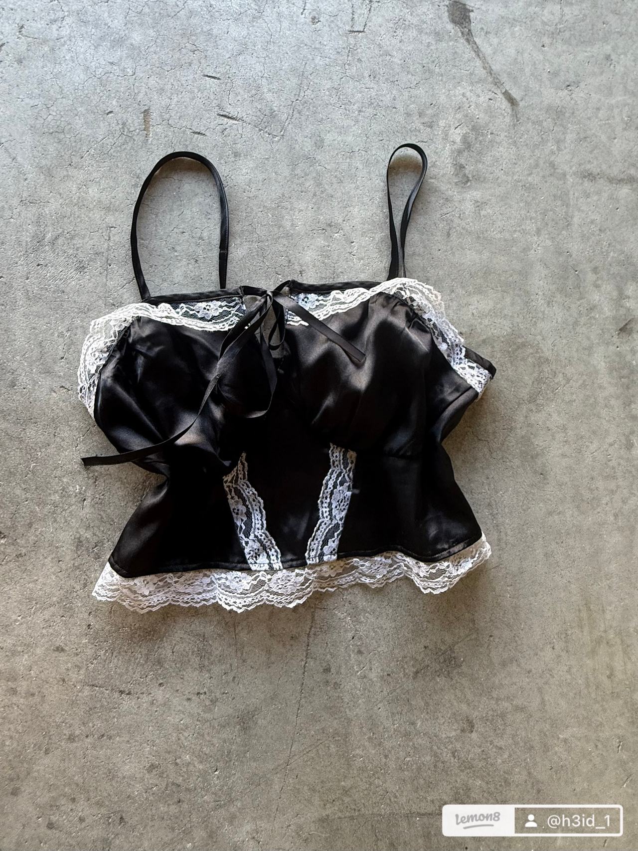 Satin Lace Trim Camisole