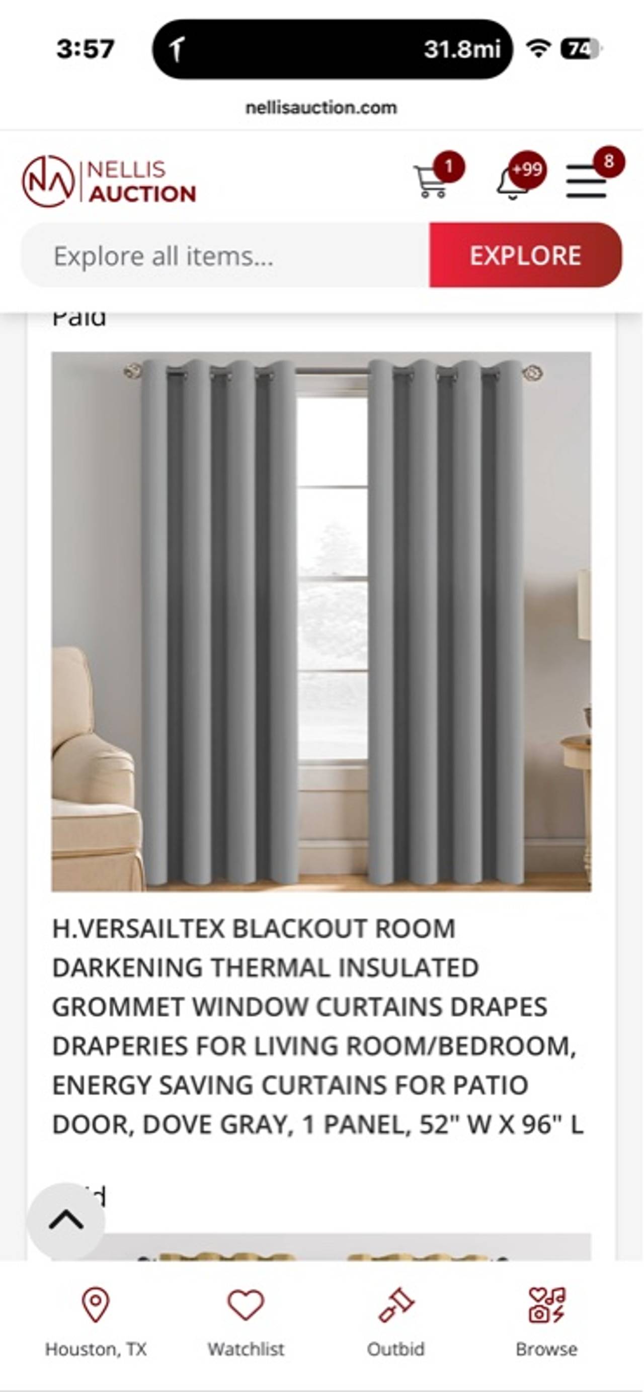 Sun Zero Blackout Grommet Curtain Panels Gray