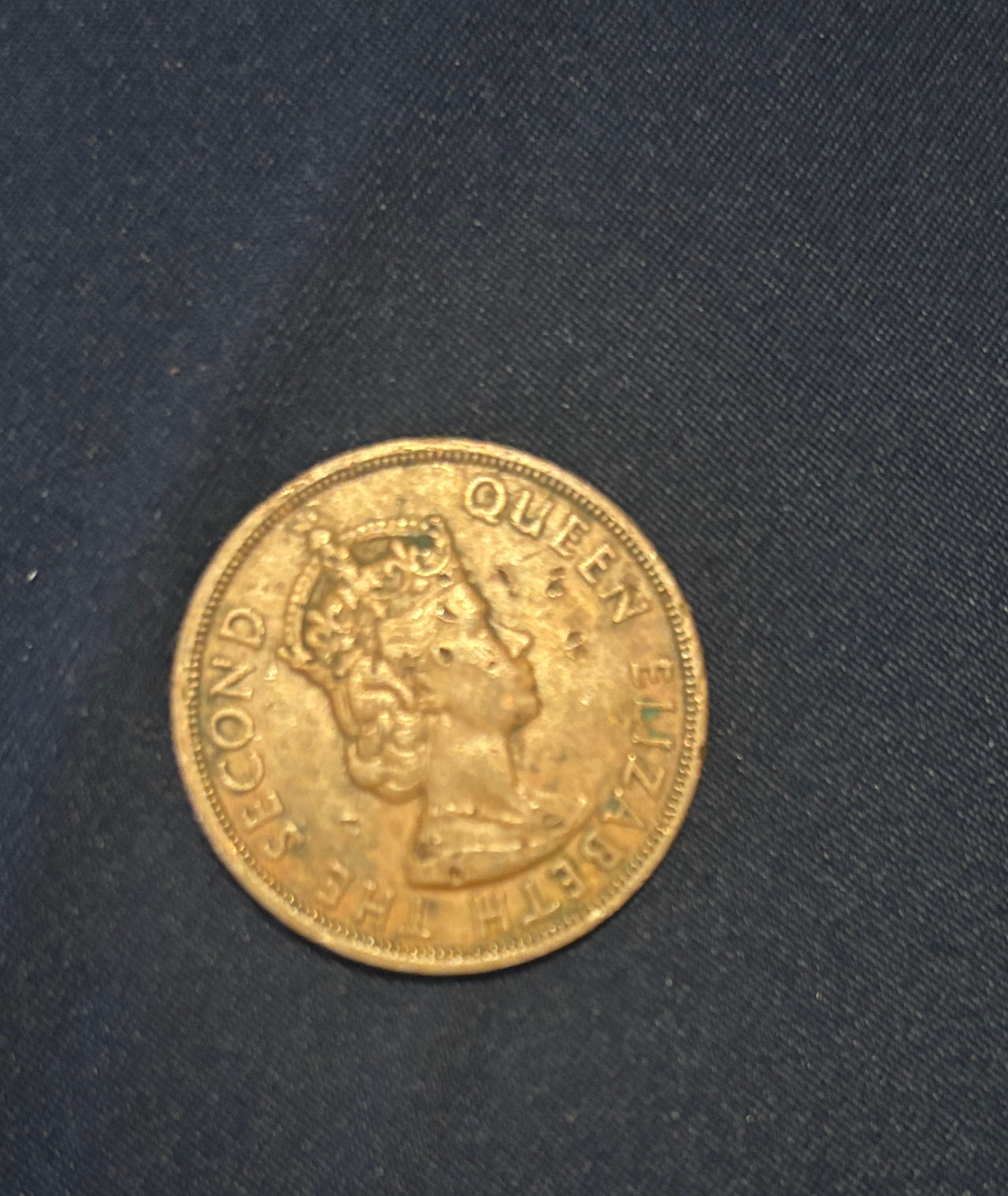 Hong Kong 10 Cents Queen Elizabeth II Coin