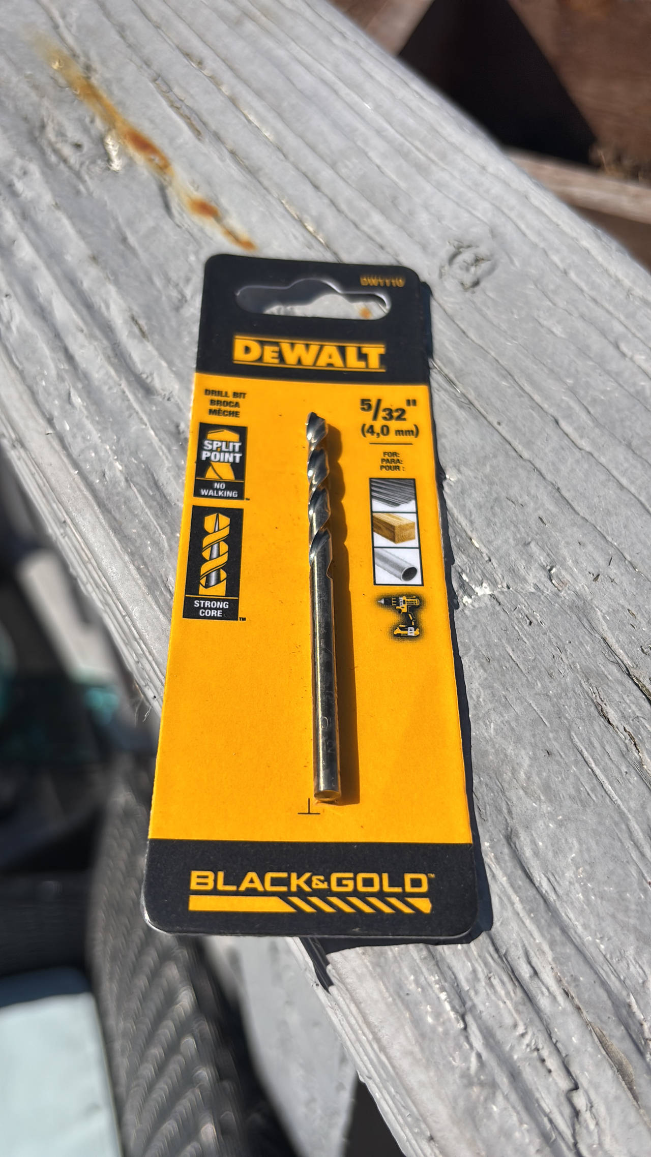 DEWALT Black & Gold Drill Bit