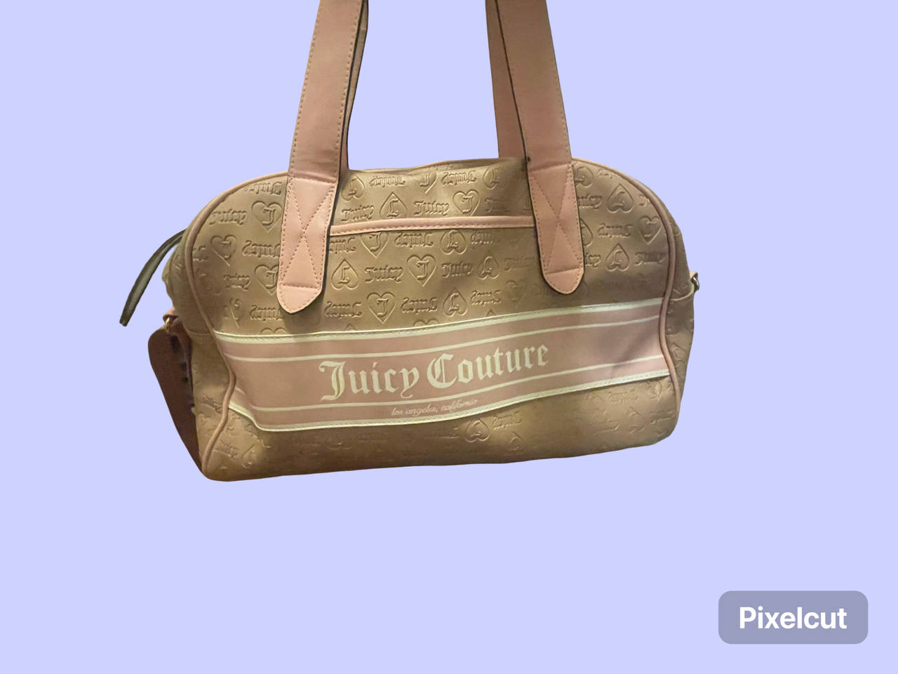 Juicy Couture Embossed Heart Bowler Bag