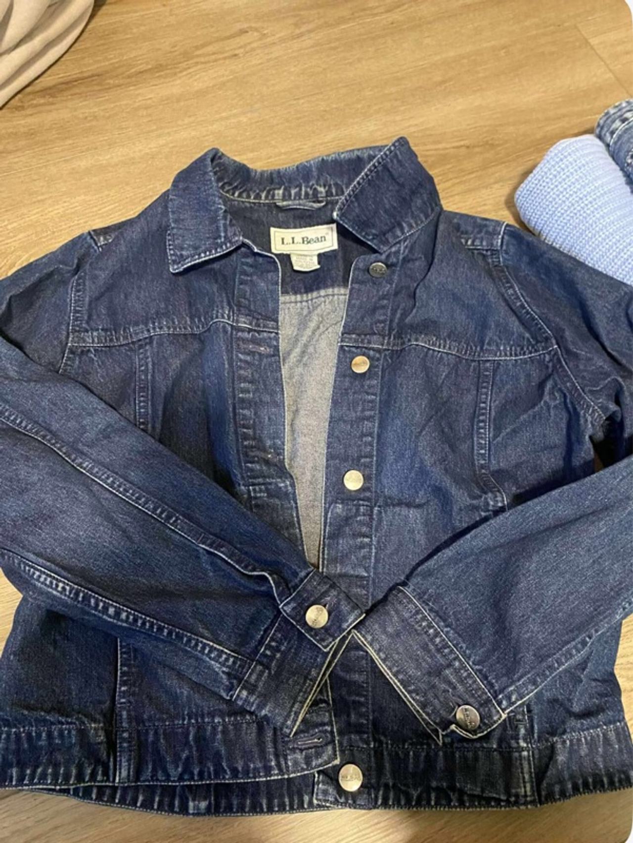 L.L. Bean Women's Denim Jean Jacket Blue Wash