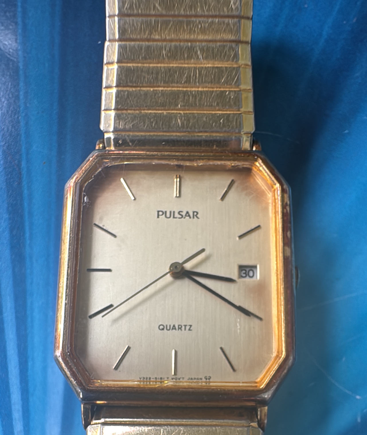Pulsar Vintage Gold Tone Quartz Watch