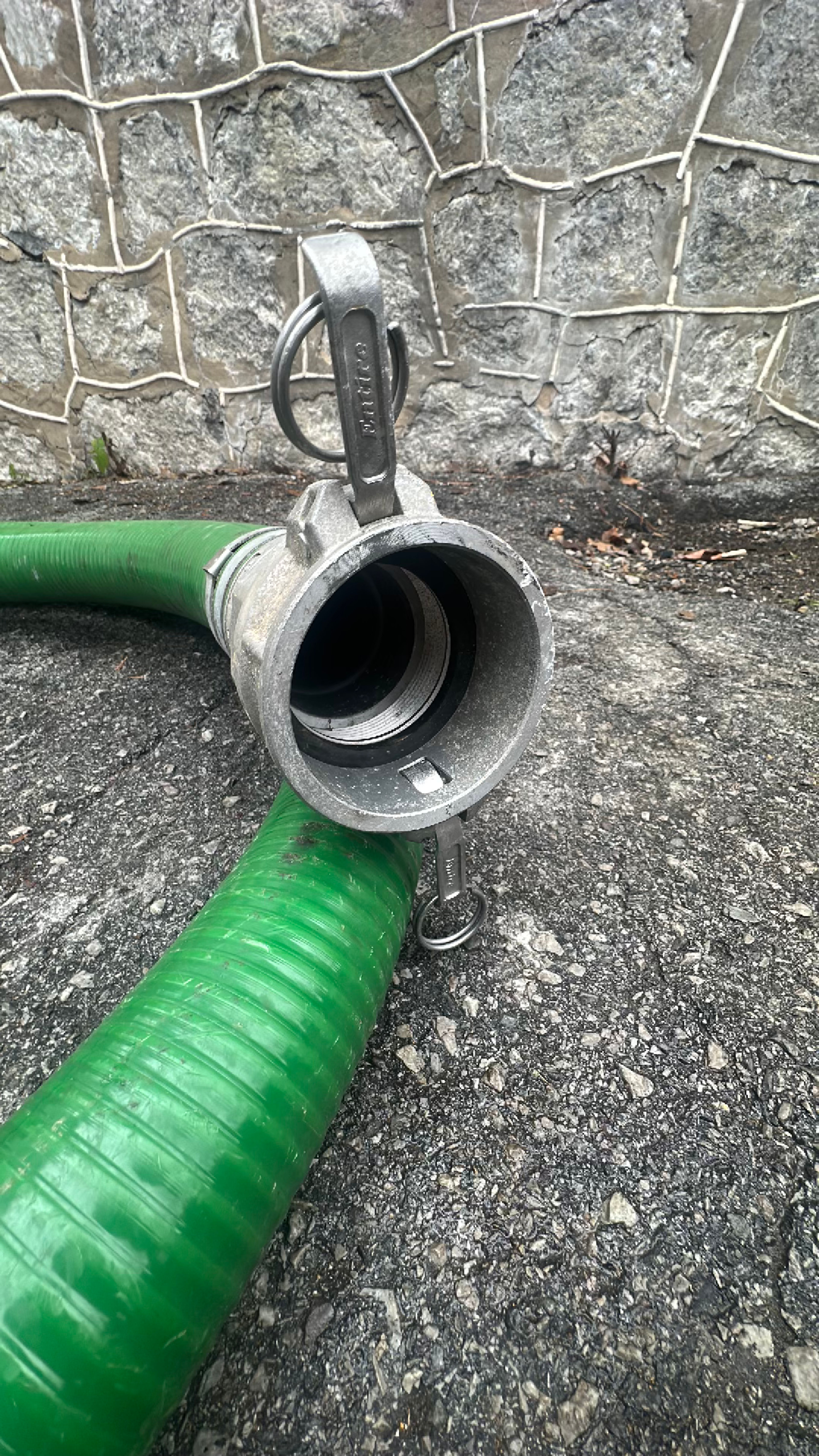 12’ x 3” Suction Hose - Heavy Duty Rigid PVC - Image 3