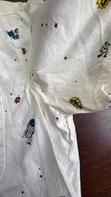 Star Wars All-Over Print Short Sleeve Button Down Shirt Small - Image 5