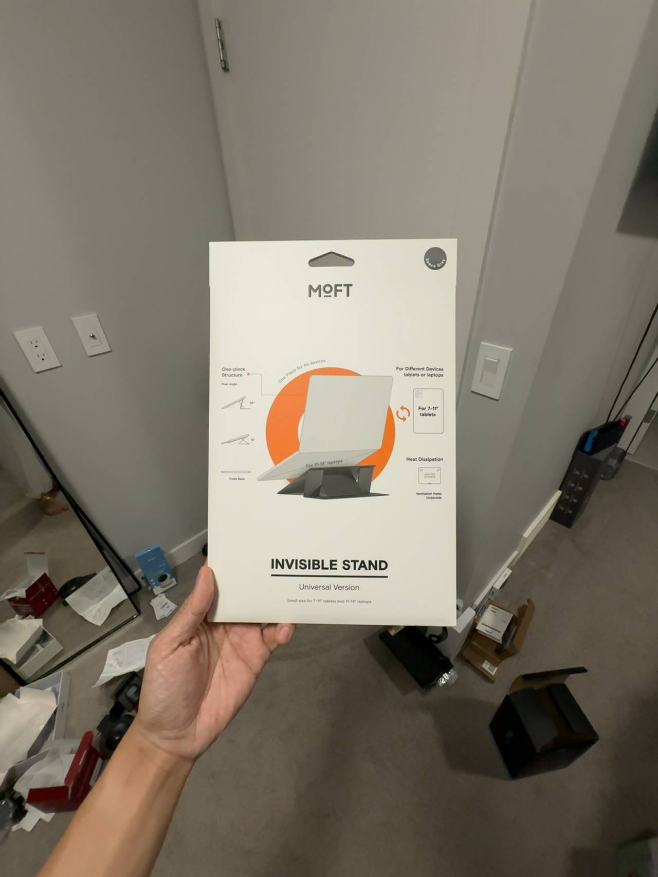 MOFT Invisible Laptop Stand (space gray) Foldable