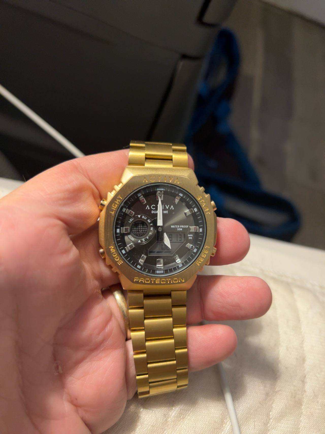 Invicta Activa X Digital Unisex Watch Gold