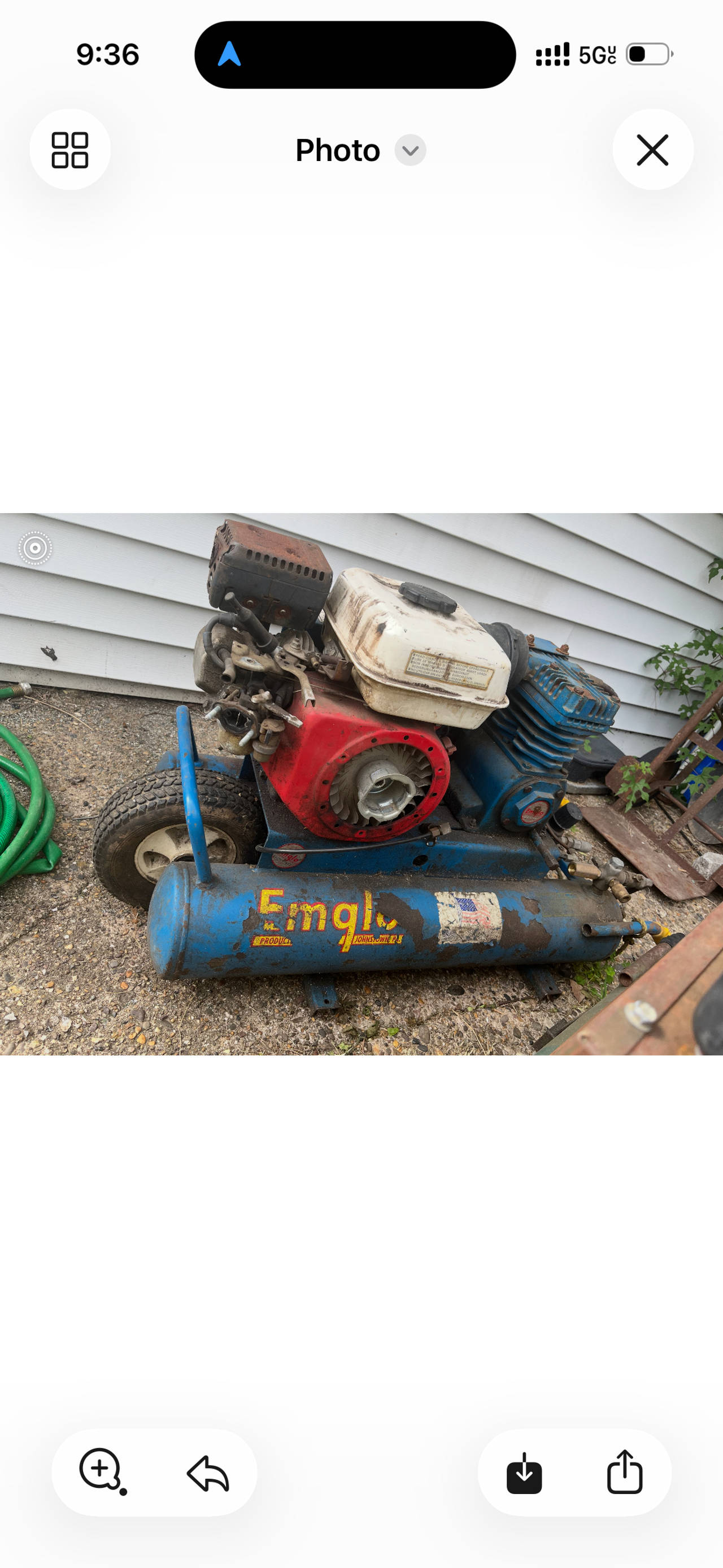 Emglo Honda Powered Wheelbarrow Air Compressor