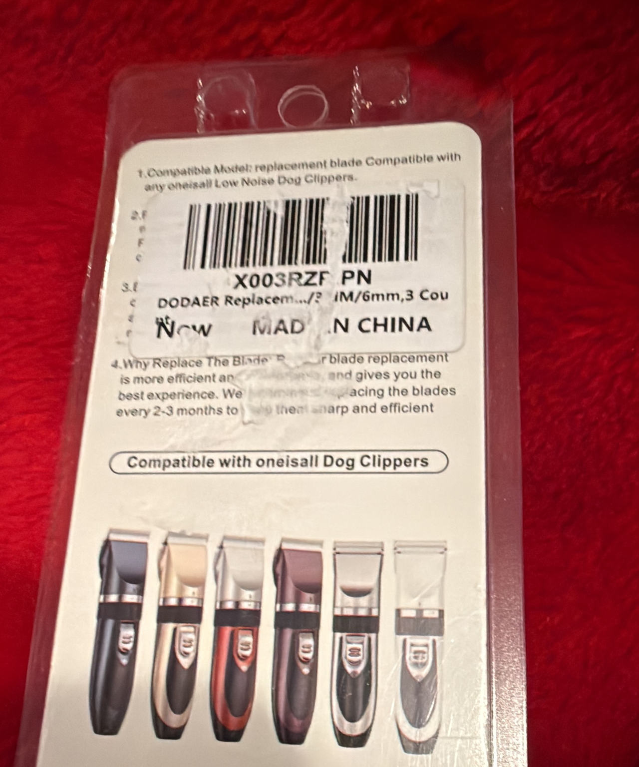 oneisall Replacement Blade for Dog Clippers