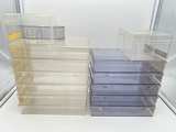 Vintage DuPont Stren Golden Dot Fishing Line Display Boxes Empty Plastic case - Image 3