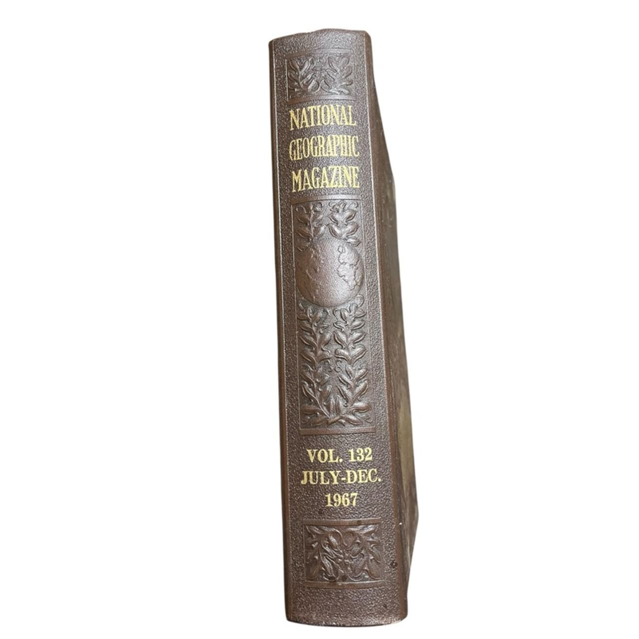 National Geographic Magazine Leather Bound Volume 132 (1967)