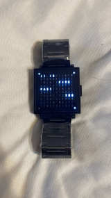 SKMEI Word Display Metal Watch - Image 1
