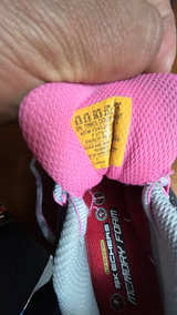 Skechers Biscoe Work Shoes Women's Black/Pink size 6.5 - Image 3